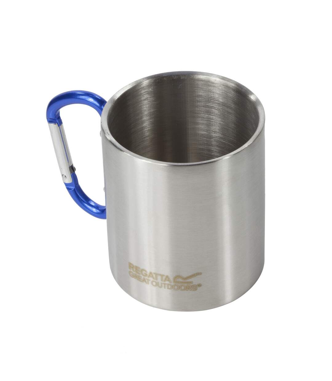 Mug en acier avec poignée mousqueton taille unique argent Regatta-1