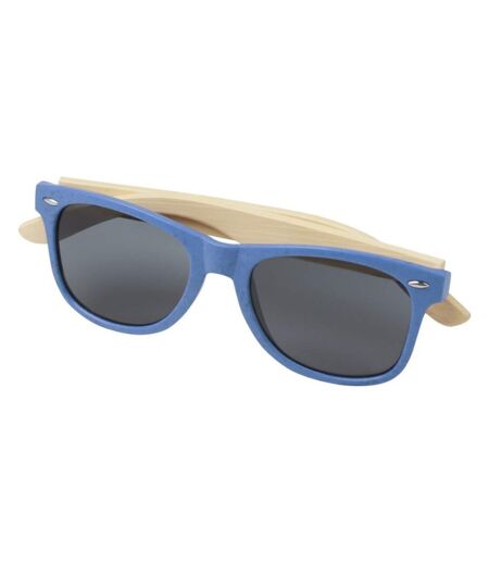 Avenue Sun Ray Bamboo Sunglasses (Process Blue) (One Size) - UTPF3839
