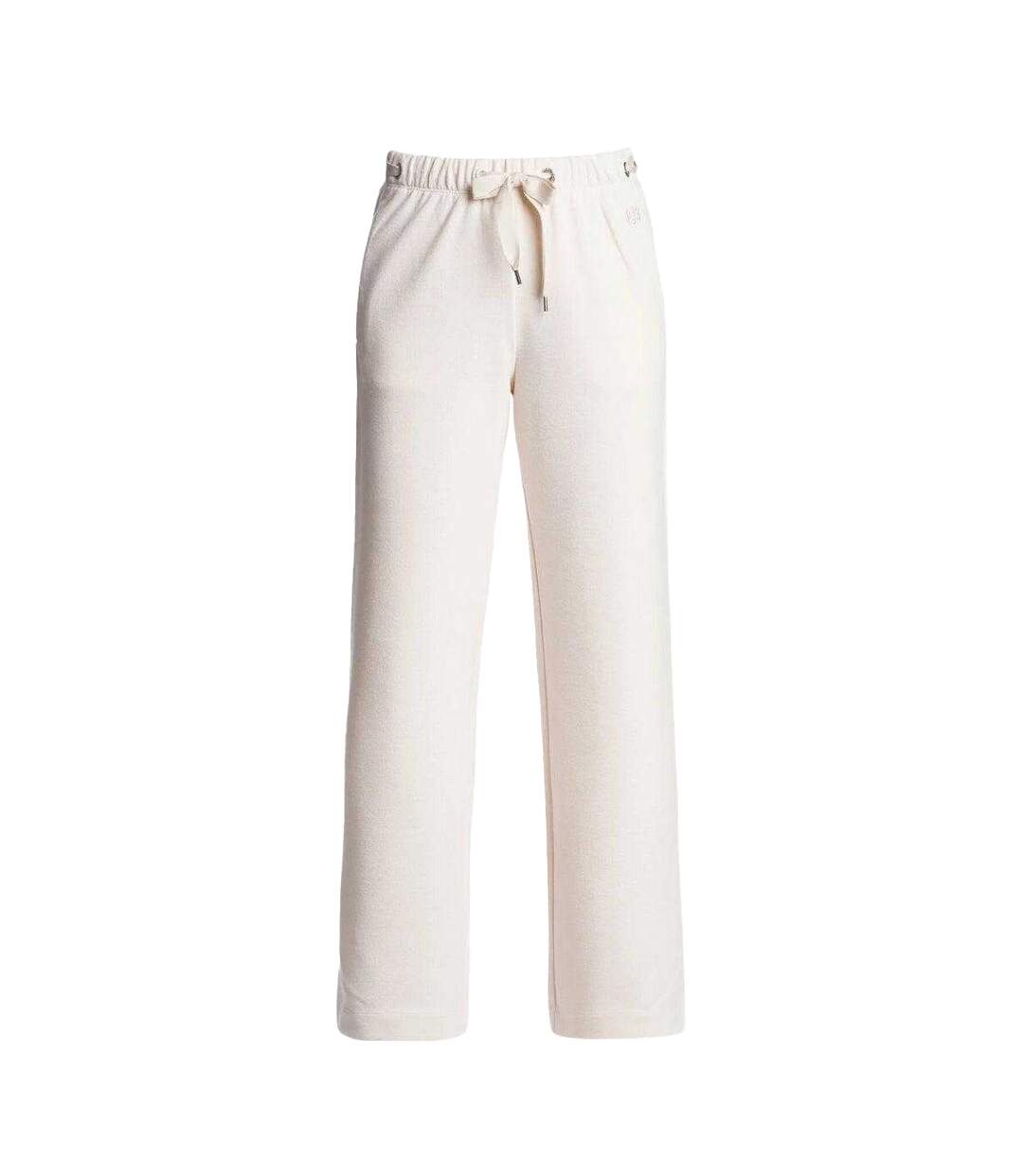 Womens/ladies Bia Moonbeam Wide Leg Trousers Cream Parajumpers-2