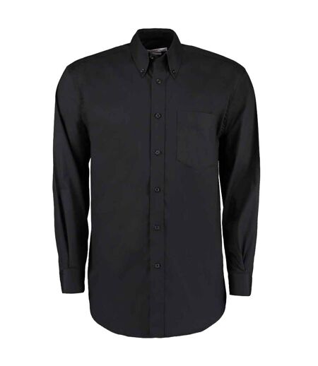 Chemise Manches Longues Premium Homme Noir Kustom Kit