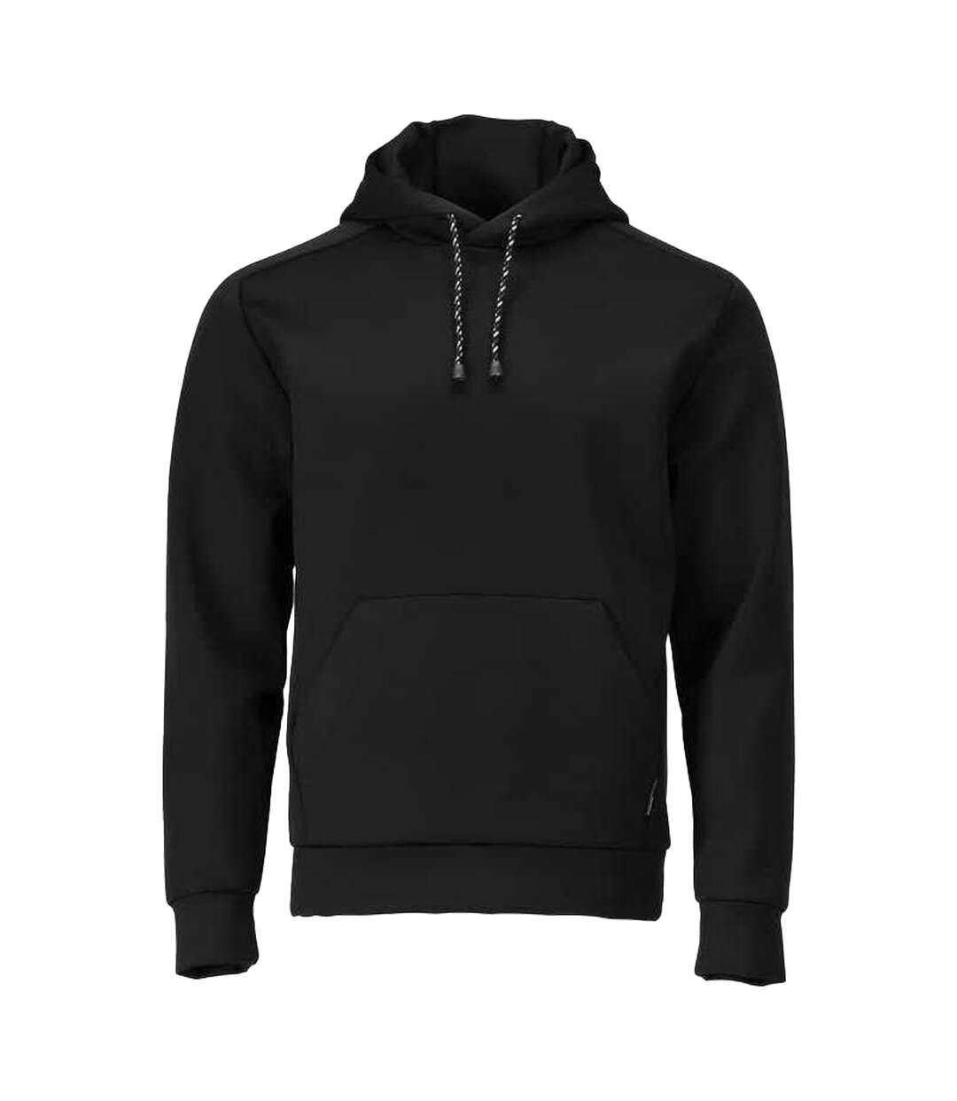 Sweat À Capuche Motif/style Uni Customised Homme Noir Mascot-1