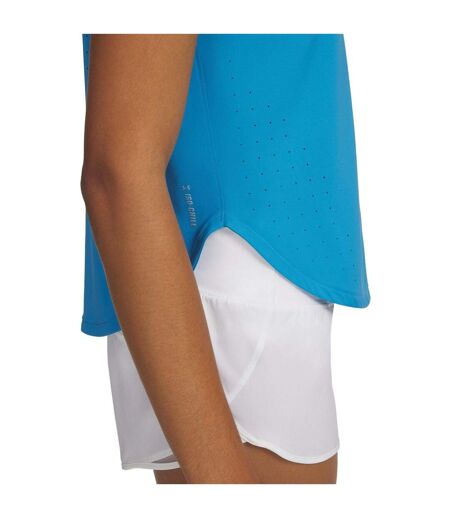Womens/ladies Launch Elite Short-sleeved T-shirt Blue Under Armour
