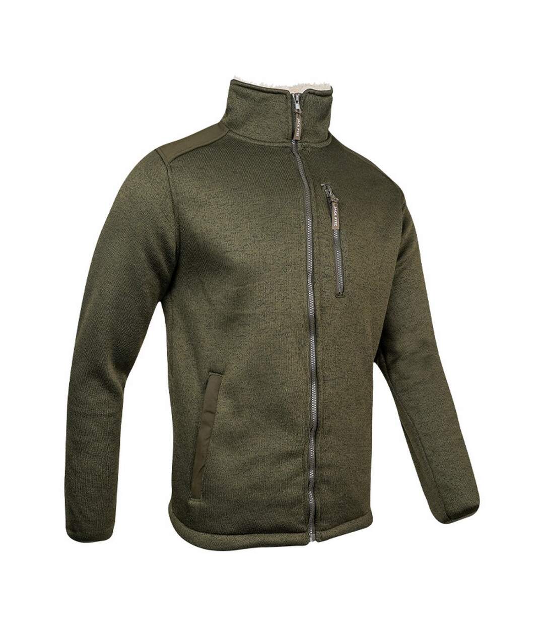 Veste Polaire Scandinavian Homme Olive Foncé Jack Pyke-4
