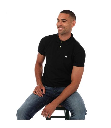 Mens Barnum Polo Shirt Black Weekend Offender