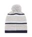 Childrens/kids Pom Pom Beanie Grey 4F-2