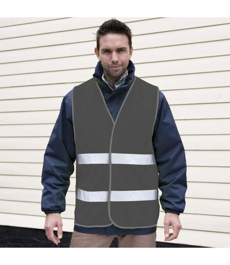Gilet haute visibilité enhance adulte noir SAFE-GUARD by Result