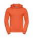 Sweat à capuche homme orange Russell