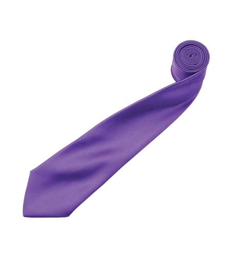 Cravate Unie Homme Taille Unique Violet Premier