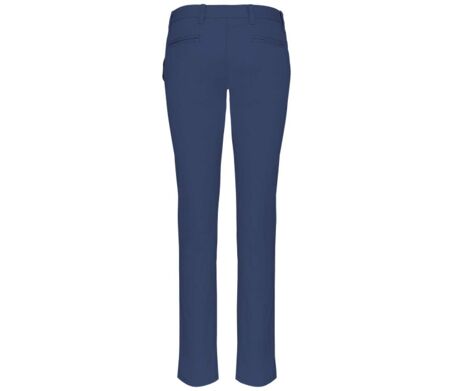 Pantalon chino - Femme - PAT741 - bleu deep