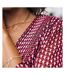Robe rouge/noire à motifs femme freeman porter juna-2