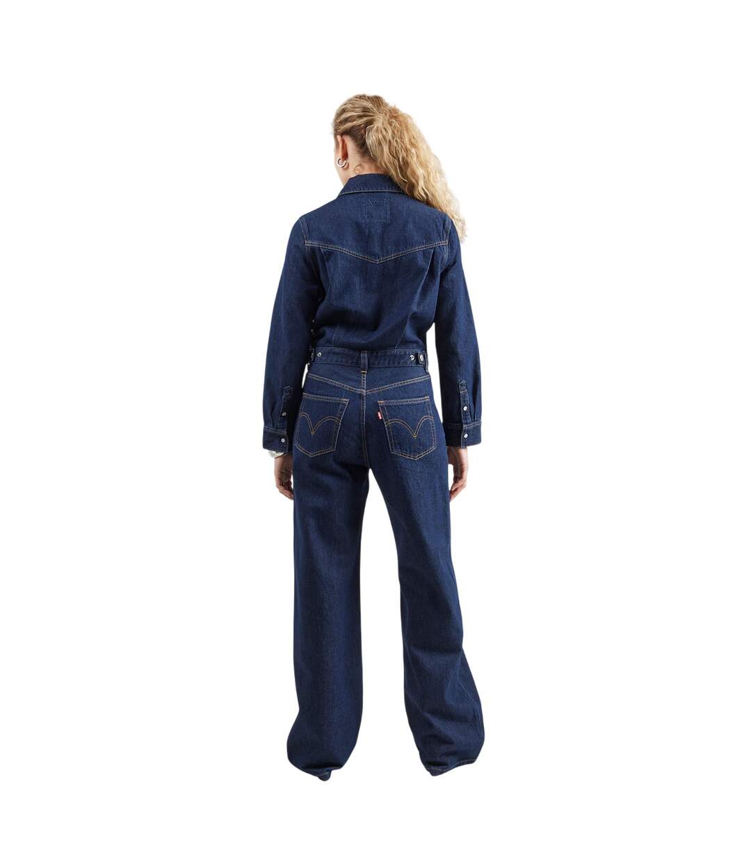 Combinaison Manches Longues Riona Femme Bleu Foncé Levis-3