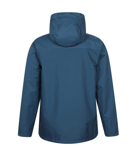 Mens shale waterproof jacket dark blue Mountain Warehouse