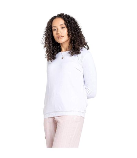 Womens/ladies magnolia nosibotanical long-sleeved t-shirt white Craghoppers