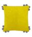 Furn - Housse de coussin HOOLA (Jaune / Gris) (One Size) - UTRV2472