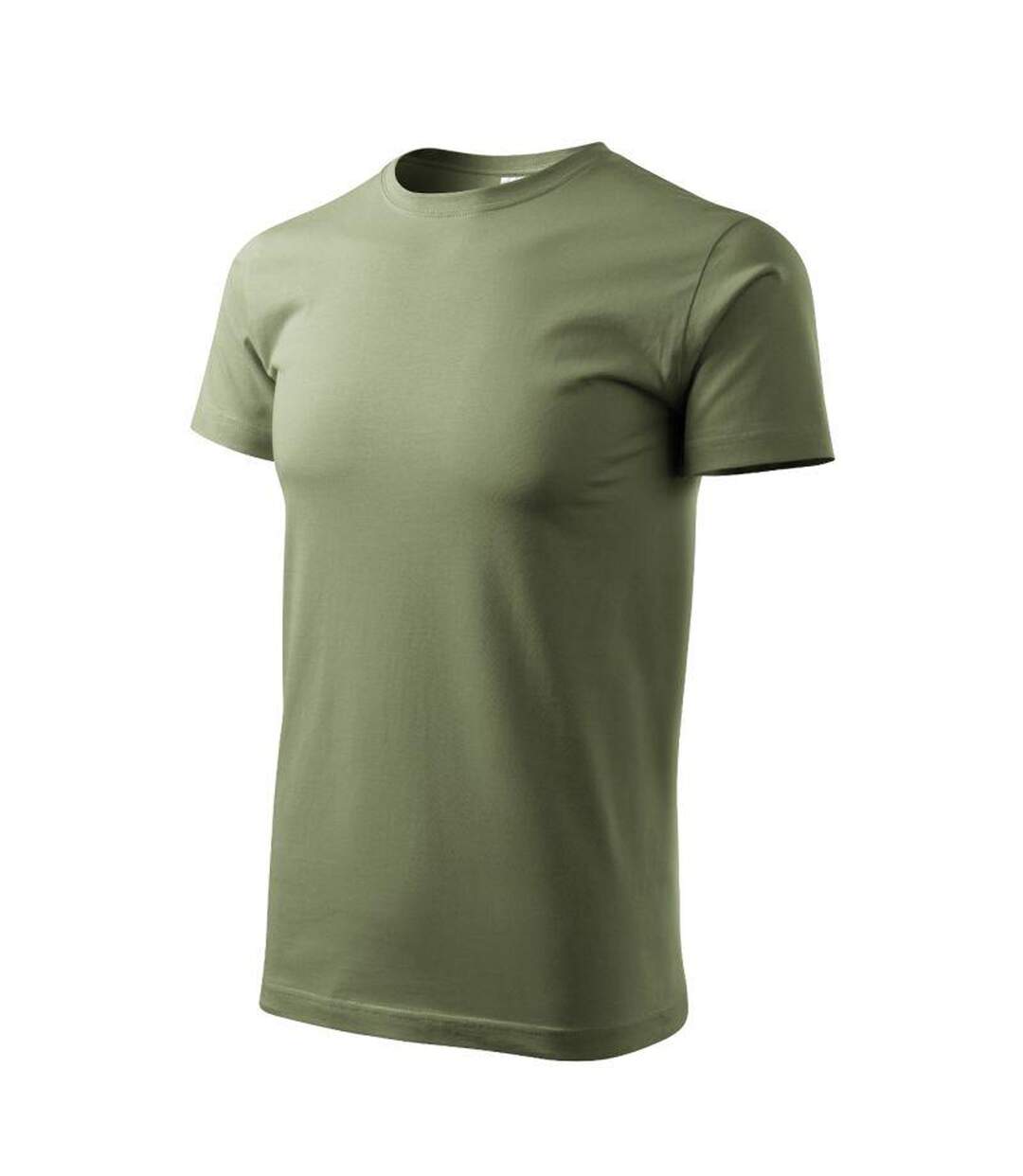 T-shirt Basic Homme Vert Kaki Adler-3