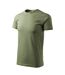 T-shirt Basic Homme Vert Kaki Adler-3