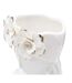 Vase Déco en Porcelaine Woman Young 21cm Blanc-3