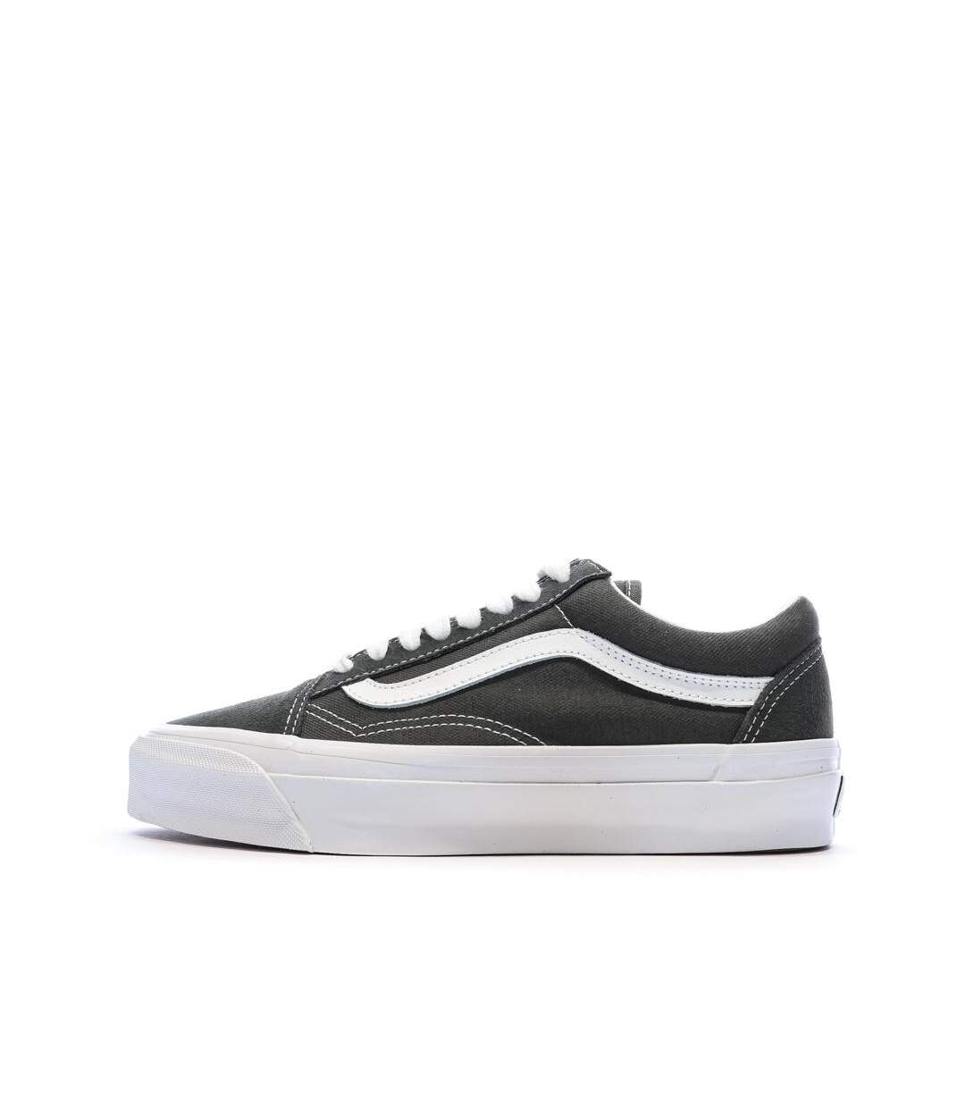 Old skool baskets noires mixte vans-1