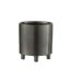Cache-Pot en Céramique Smoke 21cm Gris & Noir-1