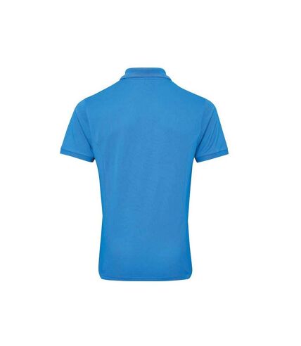 T-shirt polo hommes turquoise vif Premier