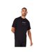 Mens block cotton t-shirt black Burton