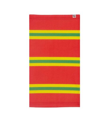 Manchester Striped Snood One Size Red Yellow Fan Originals