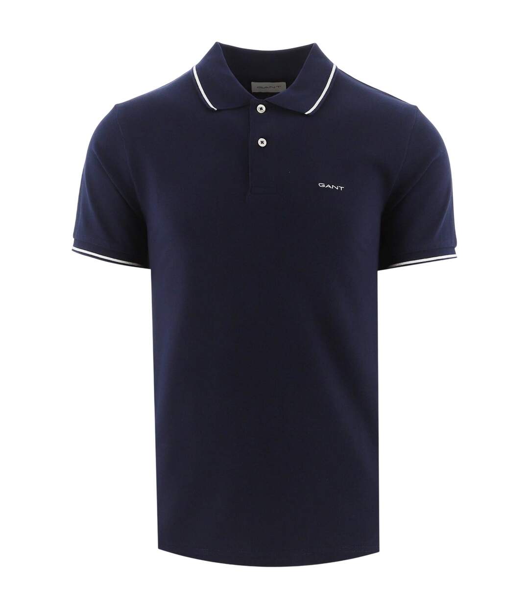 Polo Motif/style Brodé Homme Bleu Sombre Gant-2