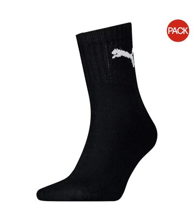 Puma Unisex Adult Crew Socks (Pack of 3) (Black) - UTRD256