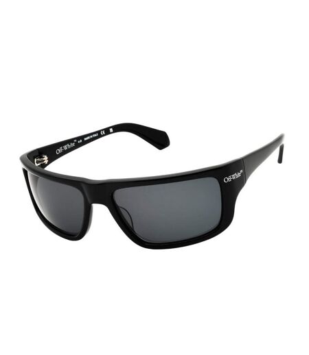Womens/ladies Bologna Sunglasses One Size Black Dark Grey Off White