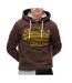 Sweat marron homme superdry vl tonal relaxed - l-1