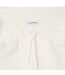 Womens/ladies Pique Contrast Panel Shorts Cream Lacoste-2