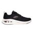 Womens/ladies meta neutral skech-air trainers black/rose gold Skechers