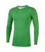 Umbro Mens Elite V Neck Base Layer Top (Emerald)