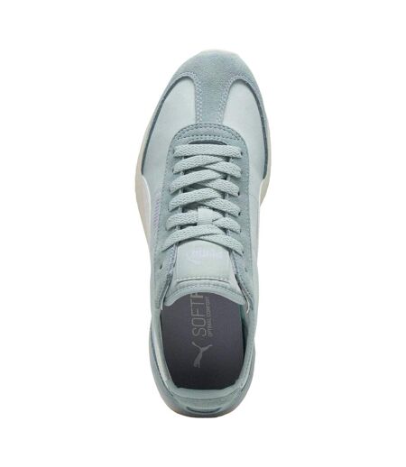 Unisex Adult R78 Wind Leather Trainers Blue White Puma