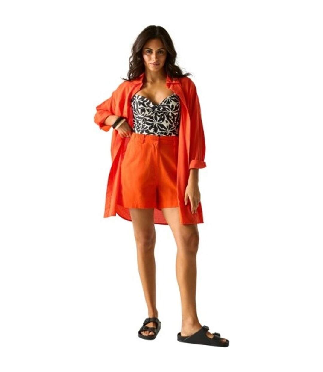 Short Sabelle Femme Orange Sanguine Regatta-1