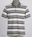 CHALLENGER RALPH3 : Polo manches courtes à rayures en coton beige pour homme-3