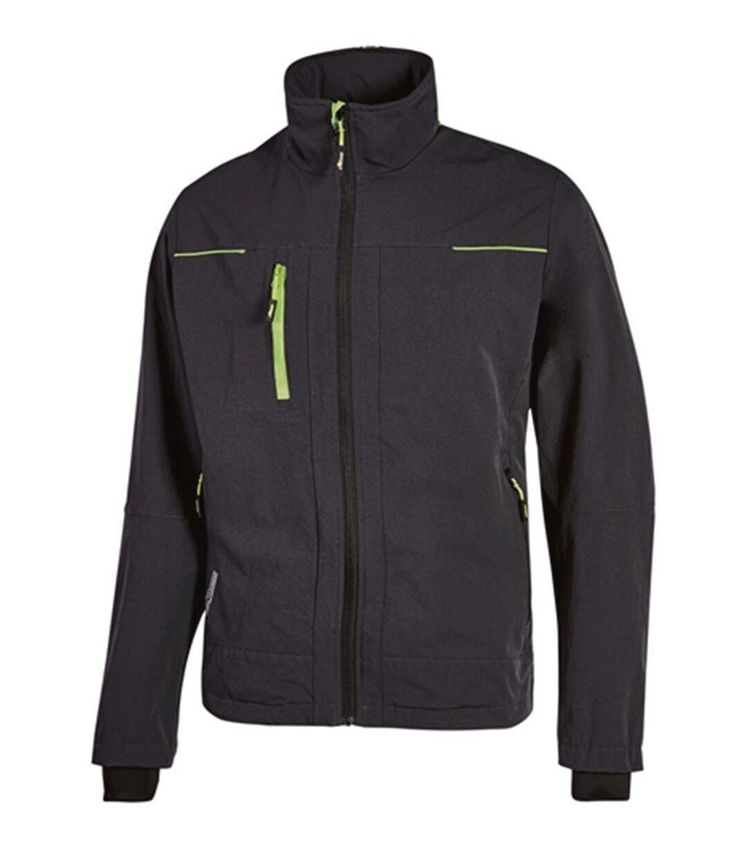 Veste manches longues - Femme - UPPE178L - noir carbon et lime