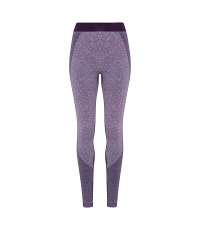 Legging pour femme multi-sports coupe 3D sans coutures - TR212 - violet