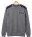 CHALLENGER PARFAIT1 — Sweat molleton gris chiné : chaleur 320 g et résistance-2