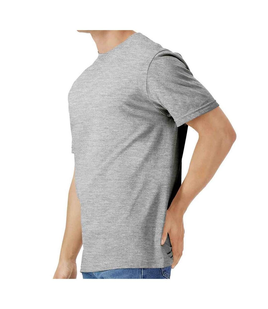 T-shirt Adulte Gris Gildan-3