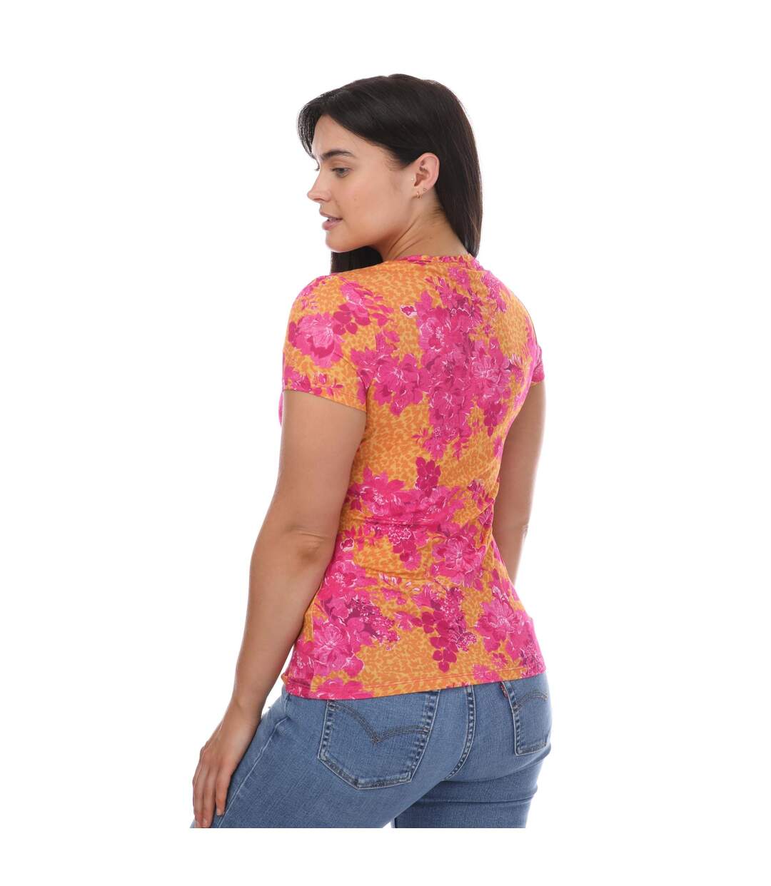 T-shirt Melias Metropolis Femme Rose Orange Ted Baker-2