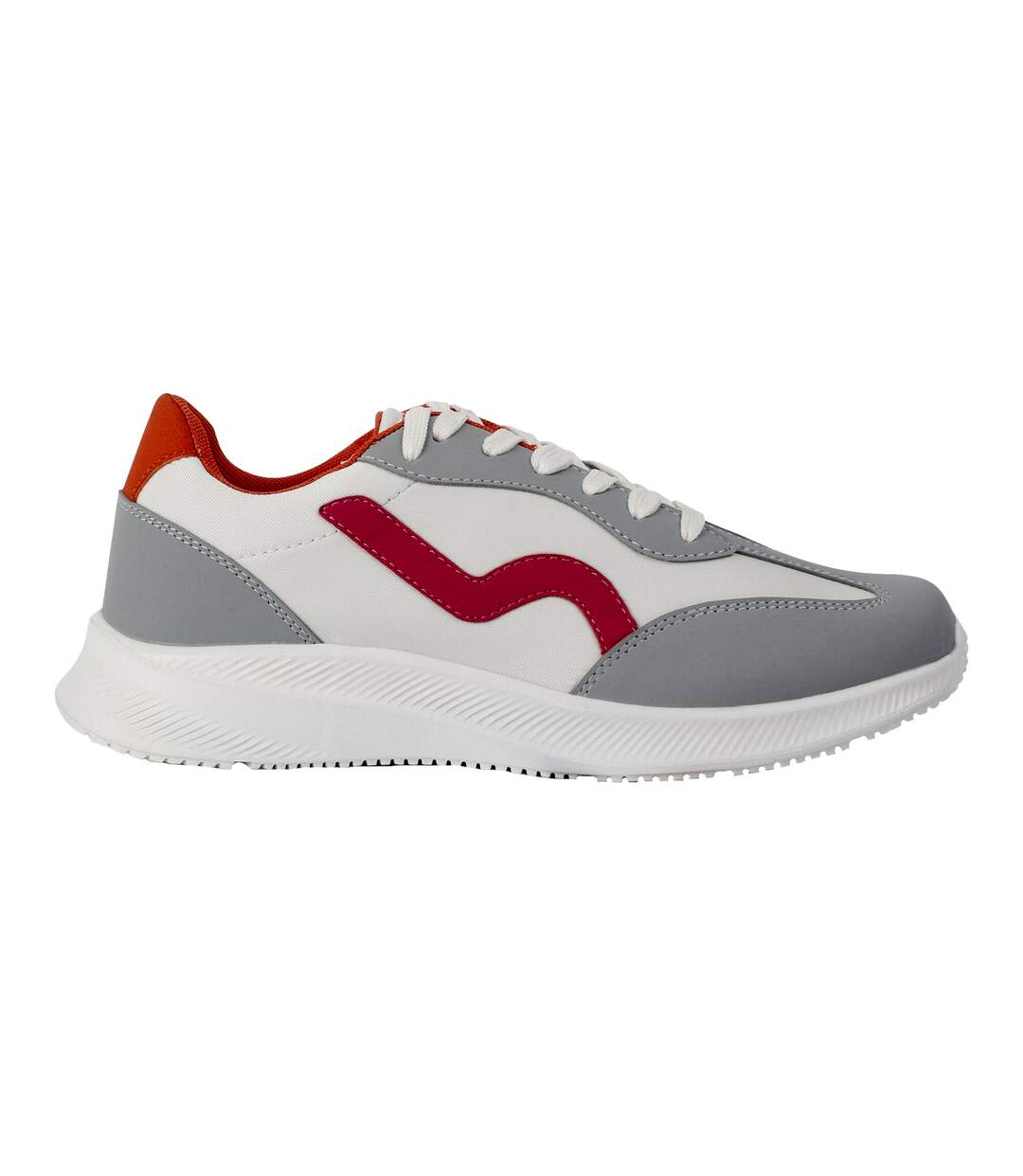 Baskets marine retro femme blanc / rose fluo Regatta