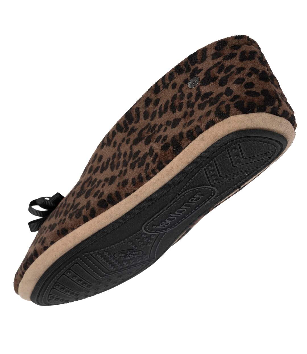 Isotoner Chaussons Ballerines femme semelle intérieure moelleuse et confortable-5