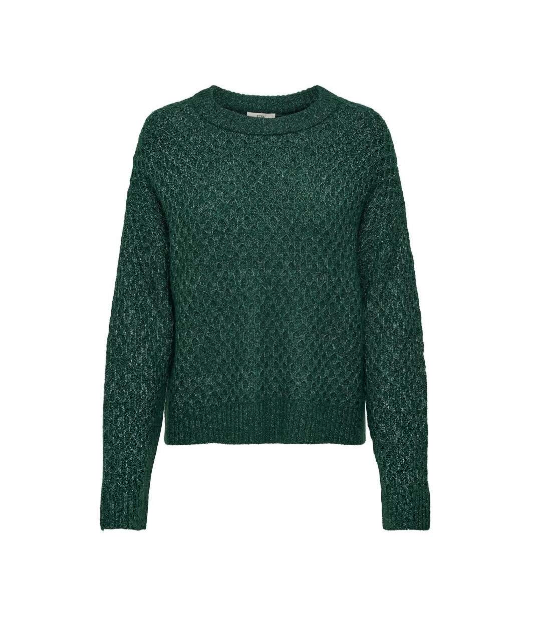 Pull vert foncé femme jdy bigum - l-1
