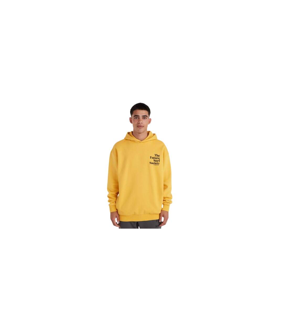 Sweat À Capuche Motif/style Impression Encre The Future Surf Society Homme Jaune O´Neill-1