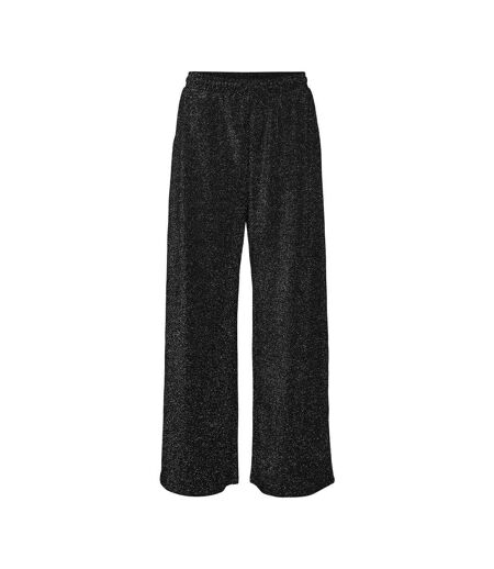 Pantalon paillette fluide noir femme vero moda