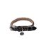 Collier pour Chien Réglable Tressé 30-45cm Noir-1