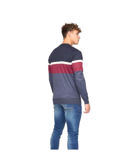 Pull easedale homme marine marl Bewley & Ritch