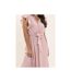 Robe longue cache-coeur avec ceinture ITERIA - Dona X Lisa-3