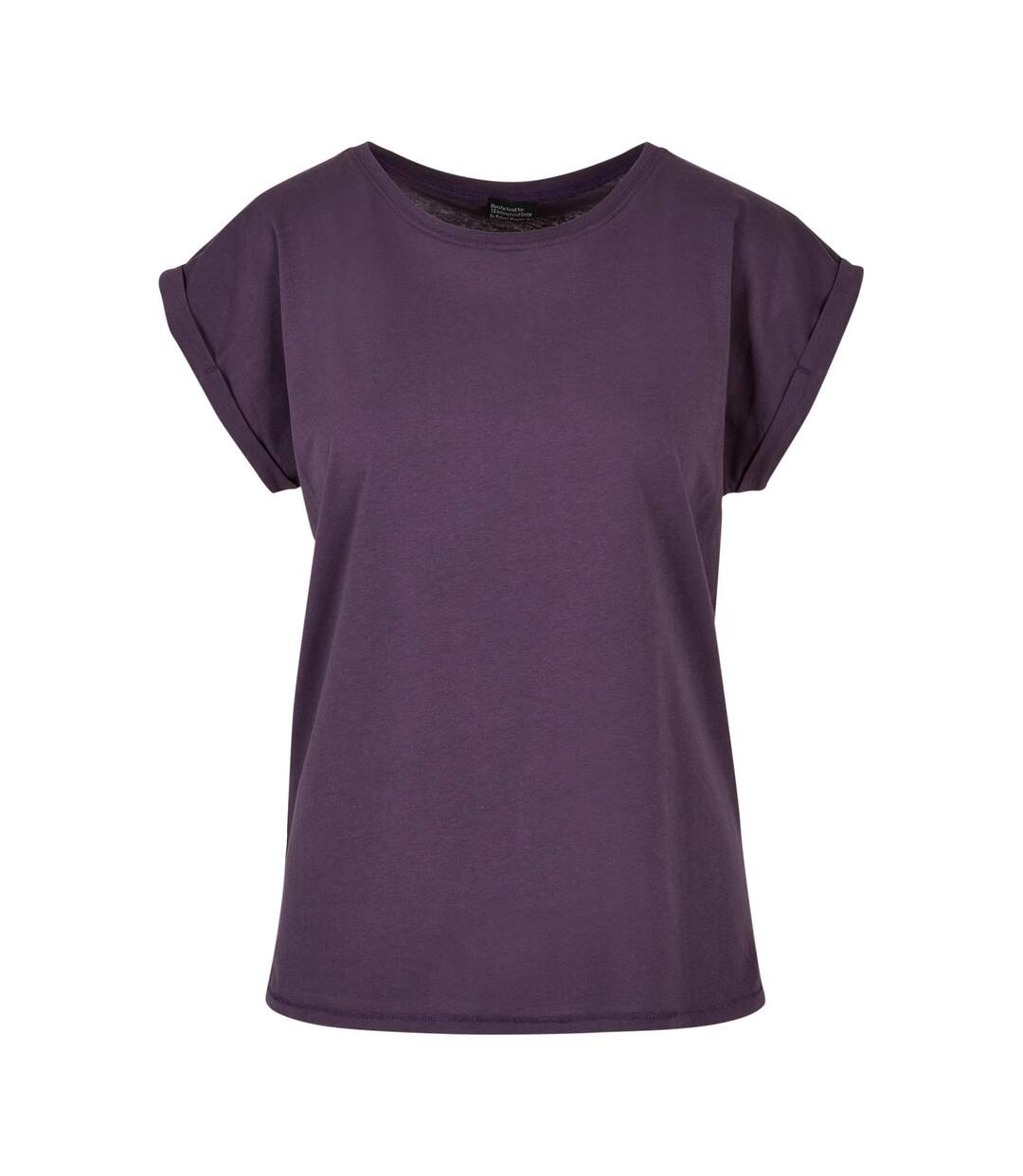 T-shirt Femme Violet Foncé Build Your Brand-1